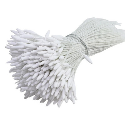 390 komada 2 mm jednoglavi prašnik DIY umjetni mini cvjetni cvijet prašnik tučak prašnik prigušene boje