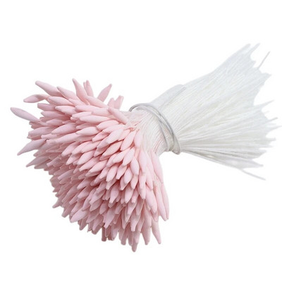 390 komada 2 mm jednoglavi prašnik DIY umjetni mini cvjetni cvijet prašnik tučak prašnik prigušene boje