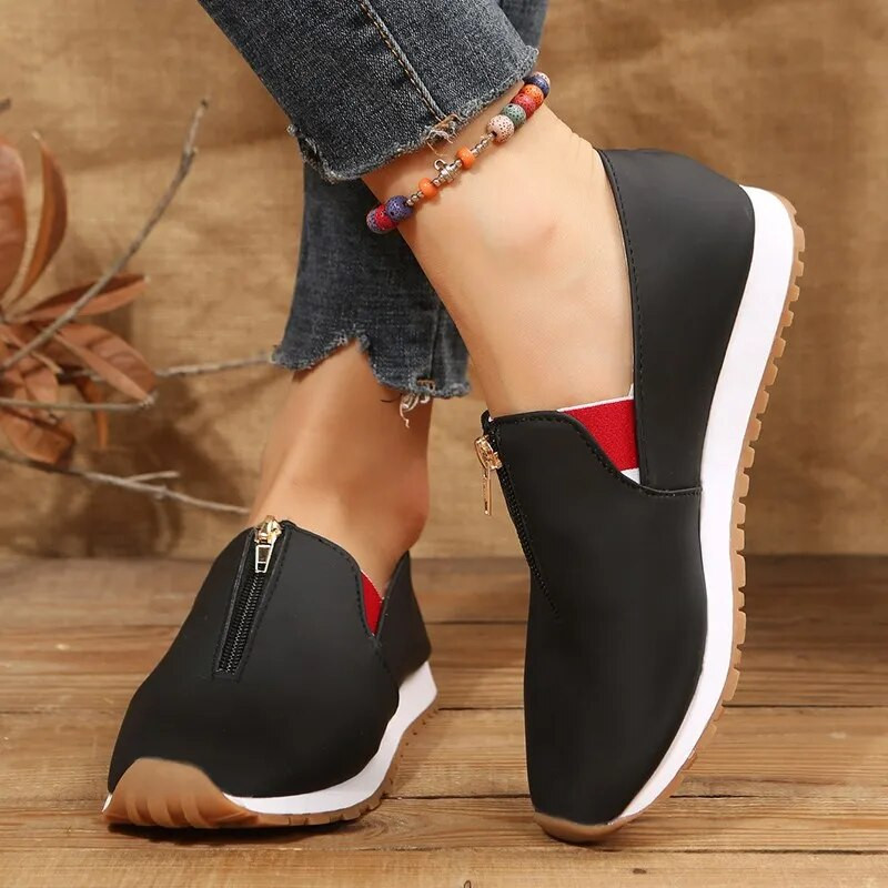 Ženske ravne cipele Sportske tenisice Ležerne mokasine Cipele Novo jesen 2023. Hodanje Cipele za trčanje s patentnim zatvaračem Modne platforme Chaussure Femme