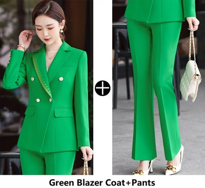2023 legújabb női öltönyök hivatalos professzionális OL Stílusok nadrágkosztümök blézerek női irodai munkaruha Női nadrág szett