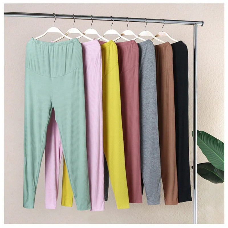 „Fdfklak Modal Thread Comfort“ nėščiųjų kelnės moterims, 2022 m. „Four Seasons“ Naujos treniruočių kelnės aukštu liemeniu moteriškos antblauzdžiai