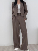 2023. Jesen Proljeće Novo u kompletu Ženski kompleti hlača od 2 komada Chic, elegantno žensko odijelo Visokokvalitetne jakne Uredska odjeća Žene