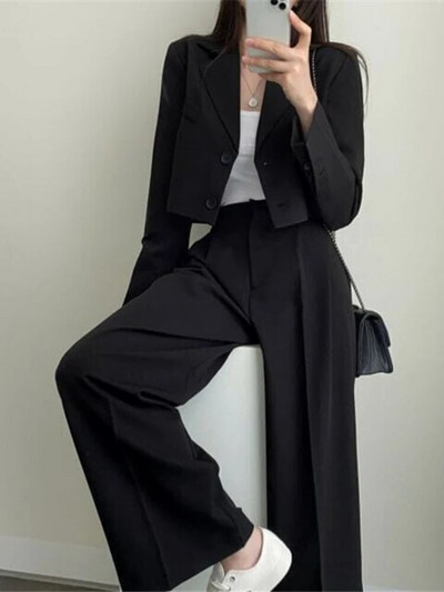 2023. Jesen Proljeće Novo u kompletu Ženski kompleti hlača od 2 komada Chic, elegantno žensko odijelo Visokokvalitetne jakne Uredska odjeća Žene