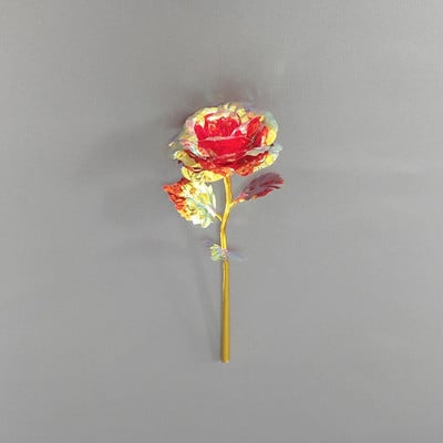 Meilė Valentino dienai 24K paauksuota rožių mini krištolinė rožių gėlė Naujųjų metų vestuvių paslaugos ir suvenyrai dovanų stalo dekoras