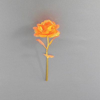 Meilė Valentino dienai 24K paauksuota rožių mini krištolinė rožių gėlė Naujųjų metų vestuvių paslaugos ir suvenyrai dovanų stalo dekoras