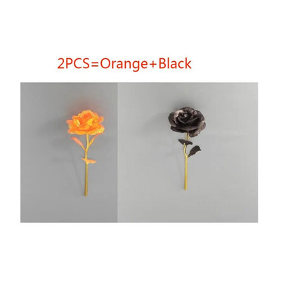 Meilė Valentino dienai 24K paauksuota rožių mini krištolinė rožių gėlė Naujųjų metų vestuvių paslaugos ir suvenyrai dovanų stalo dekoras