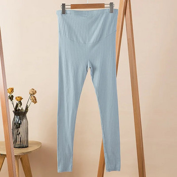 Fdfklak M-XXL Плюс размер Панталони за бременни Пролет Есен Нови памучни панталони за бременни жени Топли клинове за бременни
