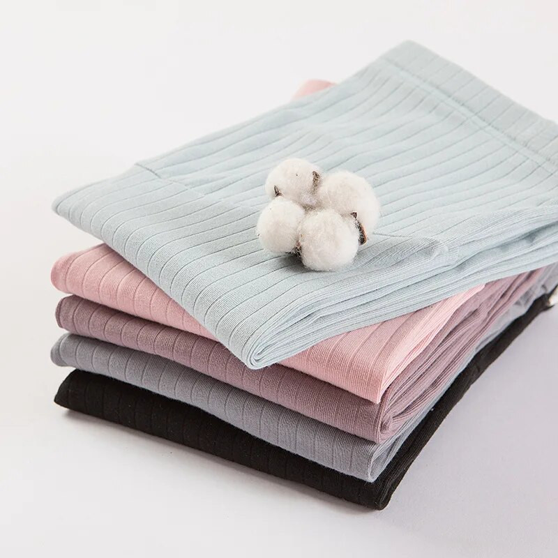 Fdfklak M-XXL liela izmēra grūtniecības bikses pavasara rudens jaunas kokvilnas bikses grūtniecēm, saglabājiet siltumu grūtnieču legingi