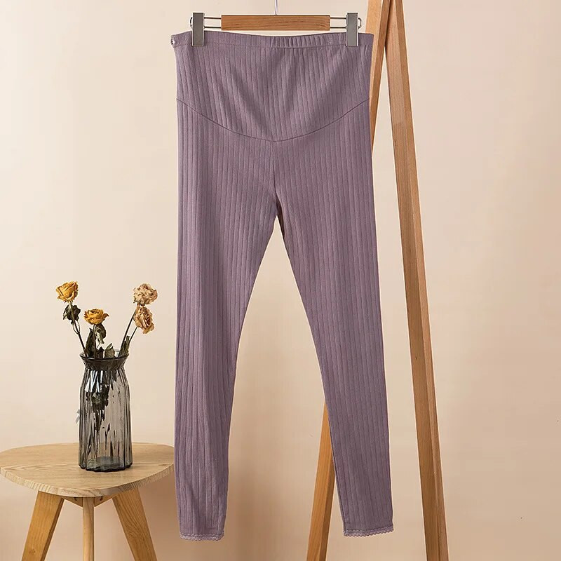 Fdfklak M-XXL liela izmēra grūtniecības bikses pavasara rudens jaunas kokvilnas bikses grūtniecēm, saglabājiet siltumu grūtnieču legingi