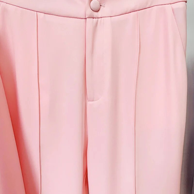 Kompleti sakoa Hlače Orange Lake Blue Uredske hlače Odijelo s dvostrukim kopčanjem Hlače s lepršavim kopčanjem Sako Hlače Svečano odijelo 2022.