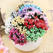 12 bucăți multicolore flori de fructe de pădure pentru nuntă, bricolaj, flori lucrate manual, pistil, flori artificiale, stamine, suplimente pentru nunta, flori