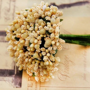 12 bucăți multicolore flori de fructe de pădure pentru nuntă, bricolaj, flori lucrate manual, pistil, flori artificiale, stamine, suplimente pentru nunta, flori