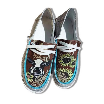 Žakarda vīriešu apavi Sieviešu ikdienišķas, plakanas kurpes Sieviešu īpaši vieglas uzvelkamas audekla kedas