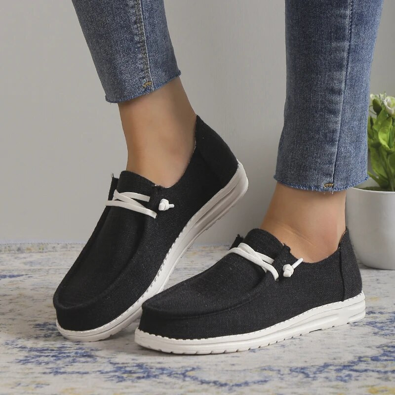 Žakarda vīriešu apavi Sieviešu ikdienišķas, plakanas kurpes Sieviešu īpaši vieglas uzvelkamas audekla kedas