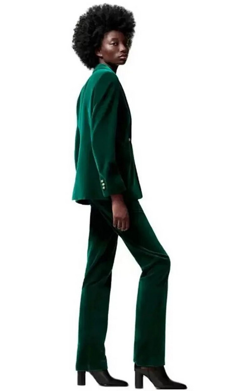 Ženske dvodijelne hlače Prilagodite komplete od 2 komada Baršunasta ženska poslovna odijela Svečane hlače Vjenčani smoking Ženski sako Hlače S