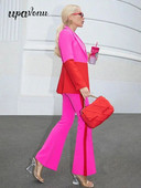 Besplatna dostava Elegantni blejzer hlače, dvodijelni OL ženski kroj, komplet jakne i hlača s jednim gumbom, modni uredski ured 2022. Novo
