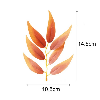 JAROWN 50 kom. Umjetno lišće vrbe lažni cvjetni list raspored scene vjenčanja DIY biljke za uređenje doma zidni materijali cvjetni