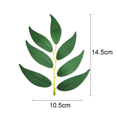 JAROWN 50 kom. Umjetno lišće vrbe lažni cvjetni list raspored scene vjenčanja DIY biljke za uređenje doma zidni materijali cvjetni