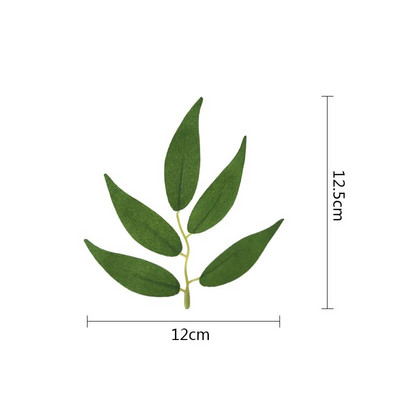 JAROWN 50 kom. Umjetno lišće vrbe lažni cvjetni list raspored scene vjenčanja DIY biljke za uređenje doma zidni materijali cvjetni