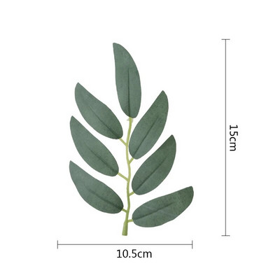 JAROWN 50 kom. Umjetno lišće vrbe lažni cvjetni list raspored scene vjenčanja DIY biljke za uređenje doma zidni materijali cvjetni