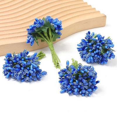 12~144 komada Mini prašnikov cvijet Umjetno cvijeće Izrada lažnog cvijeća za vjenčani buket Umjetne ruže Artificia Flower