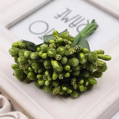 12~144 komada Mini prašnikov cvijet Umjetno cvijeće Izrada lažnog cvijeća za vjenčani buket Umjetne ruže Artificia Flower