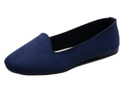 Ženske cipele za slobodno vrijeme Balerinke s četvrtastim vrhom Ženske cipele za čamac Ženske udobne mokasine Mokasine od antilop kože Mokasine za trudnice