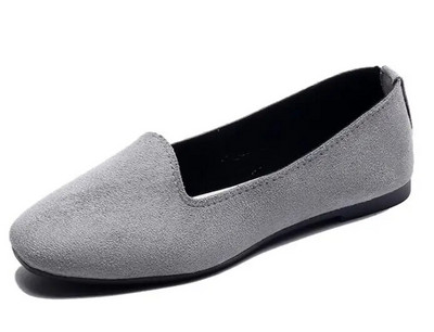 Ženske cipele za slobodno vrijeme Balerinke s četvrtastim vrhom Ženske cipele za čamac Ženske udobne mokasine Mokasine od antilop kože Mokasine za trudnice