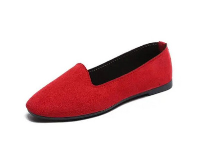 Ženske cipele za slobodno vrijeme Balerinke s četvrtastim vrhom Ženske cipele za čamac Ženske udobne mokasine Mokasine od antilop kože Mokasine za trudnice