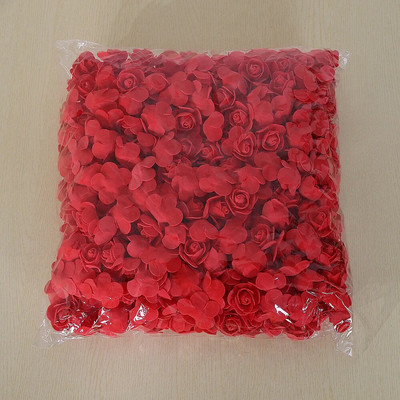 500 komada cvijeta od 3,5 cm umjetne pjene PE glave ruža DIY Valentinovo ruže ukras kutije slatkiša cvjetni materijali