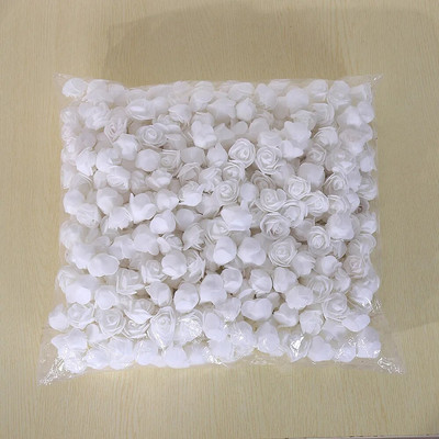 500 komada cvijeta od 3,5 cm umjetne pjene PE glave ruža DIY Valentinovo ruže ukras kutije slatkiša cvjetni materijali