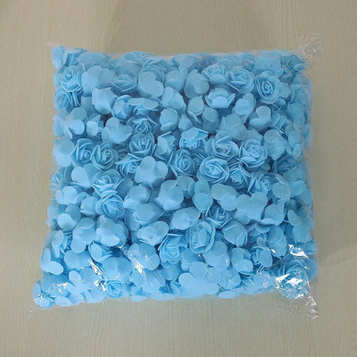 500 komada cvijeta od 3,5 cm umjetne pjene PE glave ruža DIY Valentinovo ruže ukras kutije slatkiša cvjetni materijali