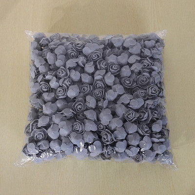 500 komada cvijeta od 3,5 cm umjetne pjene PE glave ruža DIY Valentinovo ruže ukras kutije slatkiša cvjetni materijali