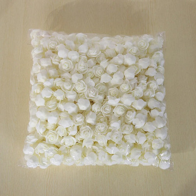 500 komada cvijeta od 3,5 cm umjetne pjene PE glave ruža DIY Valentinovo ruže ukras kutije slatkiša cvjetni materijali