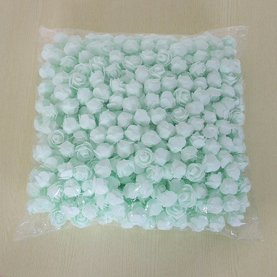 500 komada cvijeta od 3,5 cm umjetne pjene PE glave ruža DIY Valentinovo ruže ukras kutije slatkiša cvjetni materijali