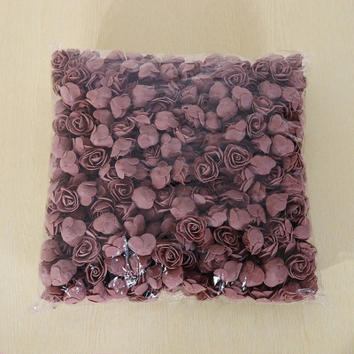 500 komada cvijeta od 3,5 cm umjetne pjene PE glave ruža DIY Valentinovo ruže ukras kutije slatkiša cvjetni materijali