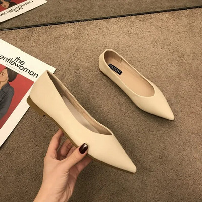 Luksuzne cipele na špic s mašnom za žene Zapatos De Mujer balerinke Sklopive cipele na vrh Ženske cipele Ženske cipele Mokasine