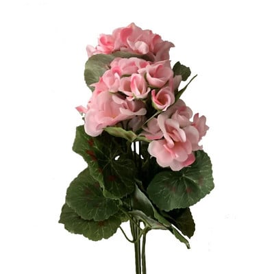 35 cm Mesterséges muskátli piros rózsaszín virágok növény mesterséges növények művirág esküvői kertbe otthoni karácsonyi dekoráció