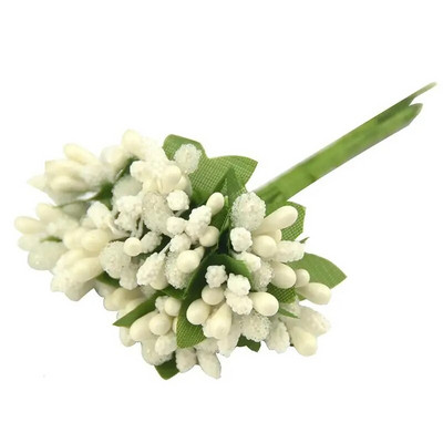 144db/tétel Mesterséges porzó virágok kézművességhez otthoni kiegészítők Scrapbooking barkácsolás koszorú kézműves cukorka díszdoboz díszítés