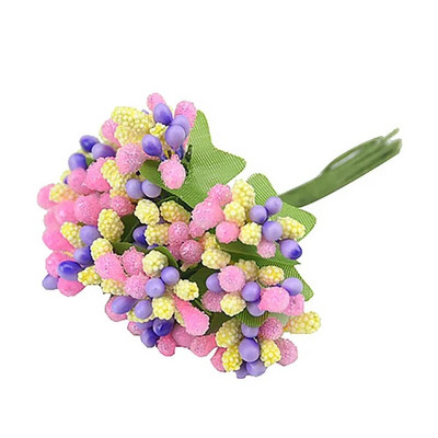 144db/tétel Mesterséges porzó virágok kézművességhez otthoni kiegészítők Scrapbooking barkácsolás koszorú kézműves cukorka díszdoboz díszítés