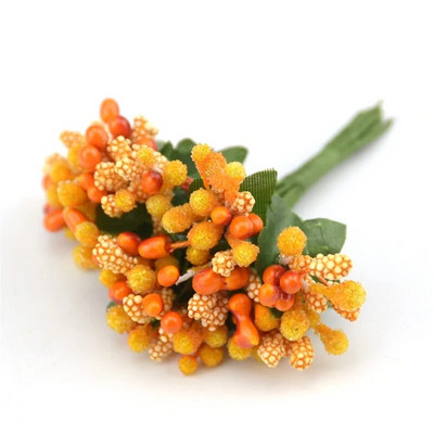 144db/tétel Mesterséges porzó virágok kézművességhez otthoni kiegészítők Scrapbooking barkácsolás koszorú kézműves cukorka díszdoboz díszítés