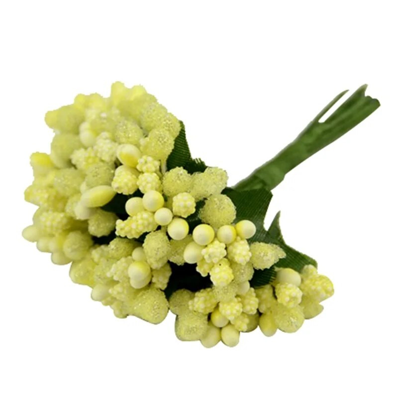 144db/tétel Mesterséges porzó virágok kézművességhez otthoni kiegészítők Scrapbooking barkácsolás koszorú kézműves cukorka díszdoboz díszítés