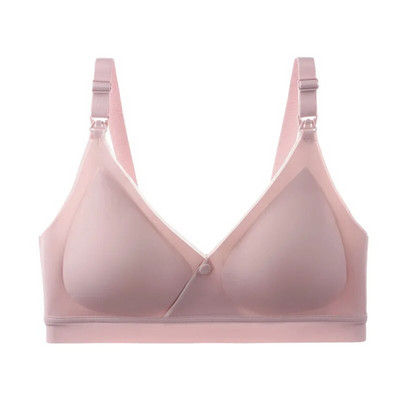 Jednobojni grudnjak za trudnice s prednjim otvorenim kopčom za dojenje s uklonjivim jastučićima, veleprodaja