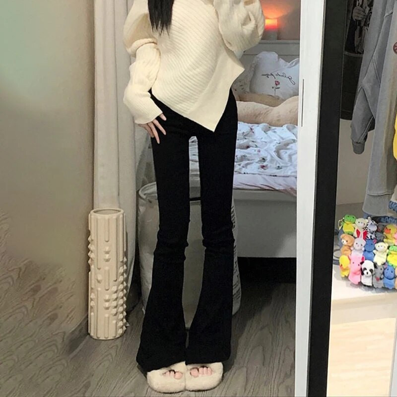 Proljeće Jesen Pamučne trudničke hlače Hlače za trudnice Uske trudničke tajice Hlače za trudnice na trbuhu