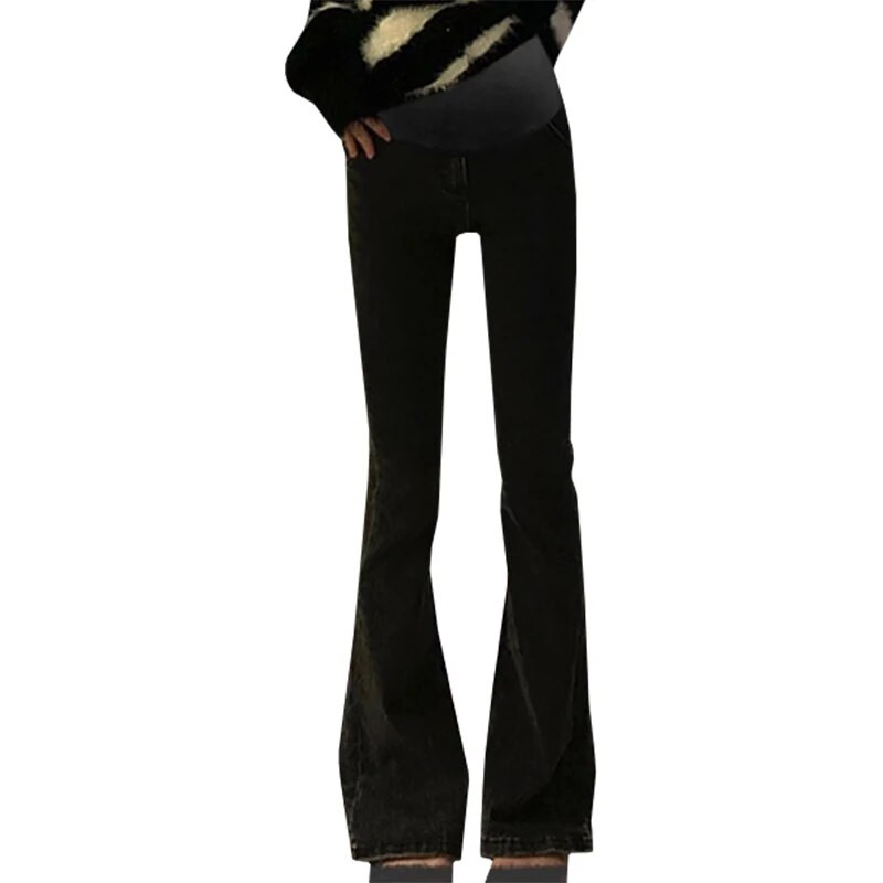 Proljeće Jesen Pamučne trudničke hlače Hlače za trudnice Uske trudničke tajice Hlače za trudnice na trbuhu