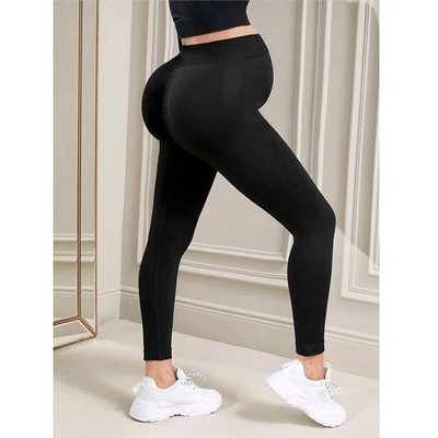 Nėštumo antblauzdžiai Skinny Motinystės rūbai nėščioms moterims Belly Support Megztos Leggins Body Shaper Kelnės