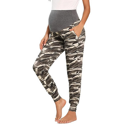 Elastične uske tajice za trudnice visokog struka za trudnice Potpora za trbuh Postporođajne tajice za oblikovanje tijela Fitness hlače