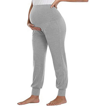 Панталони за бременни жени Пролетни и летни модални клинове Бременни панталони с повдигане на корема Ежедневно облекло Рокля за бременни