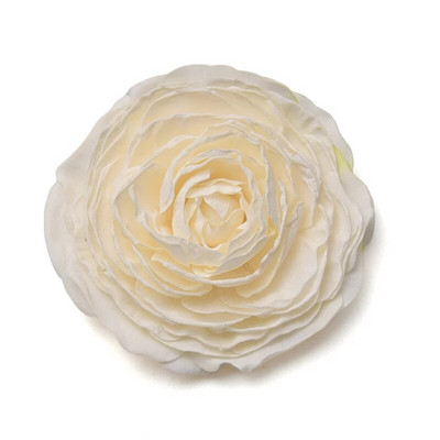 12cm/10gab Lielas peonijas mākslīgās baltās rozes zīda ziedu galviņas kāzu dekorēšanai DIY vainags Scrapbooking Amatniecības viltoti ziedi