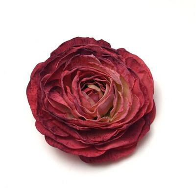 12cm/10gab Lielas peonijas mākslīgās baltās rozes zīda ziedu galviņas kāzu dekorēšanai DIY vainags Scrapbooking Amatniecības viltoti ziedi